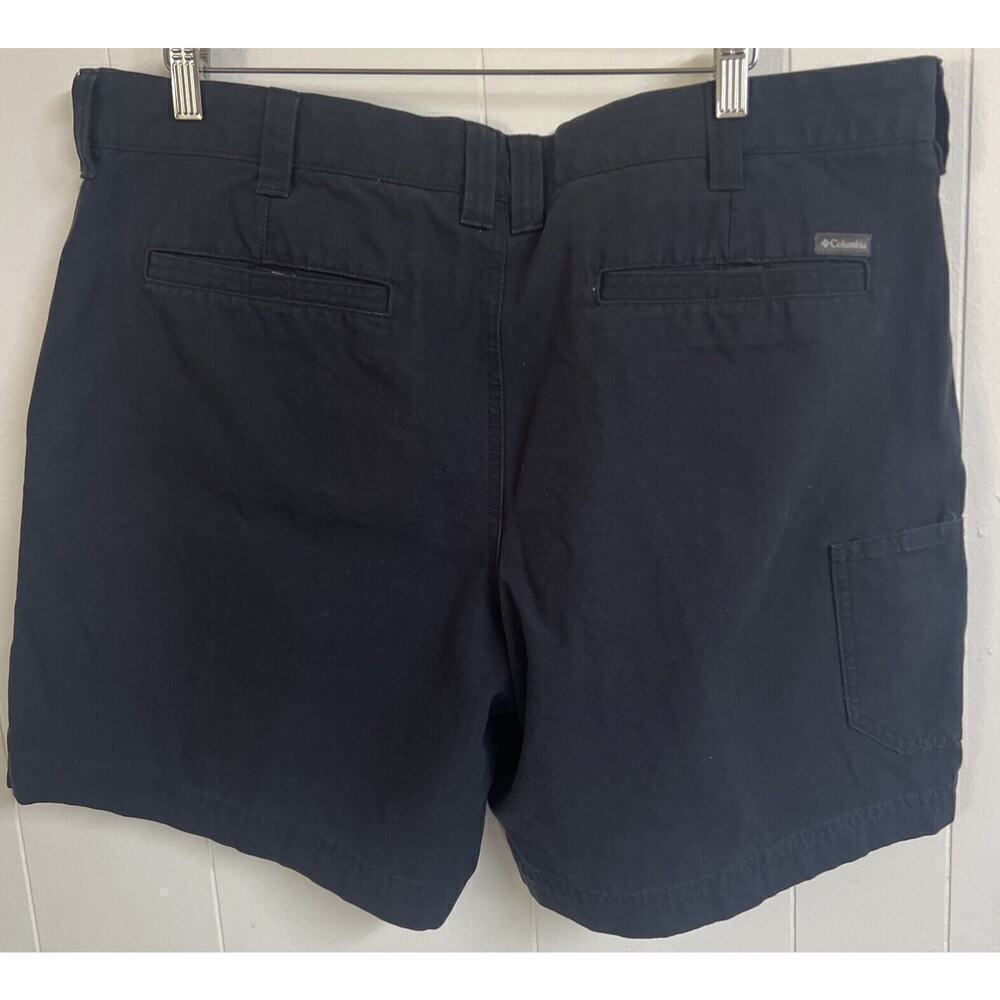 EUC Columbia Mens Size 38 Navy Blue Outdoor‎ hiking Chino Shorts 38W 8L - Picture 3 of 6